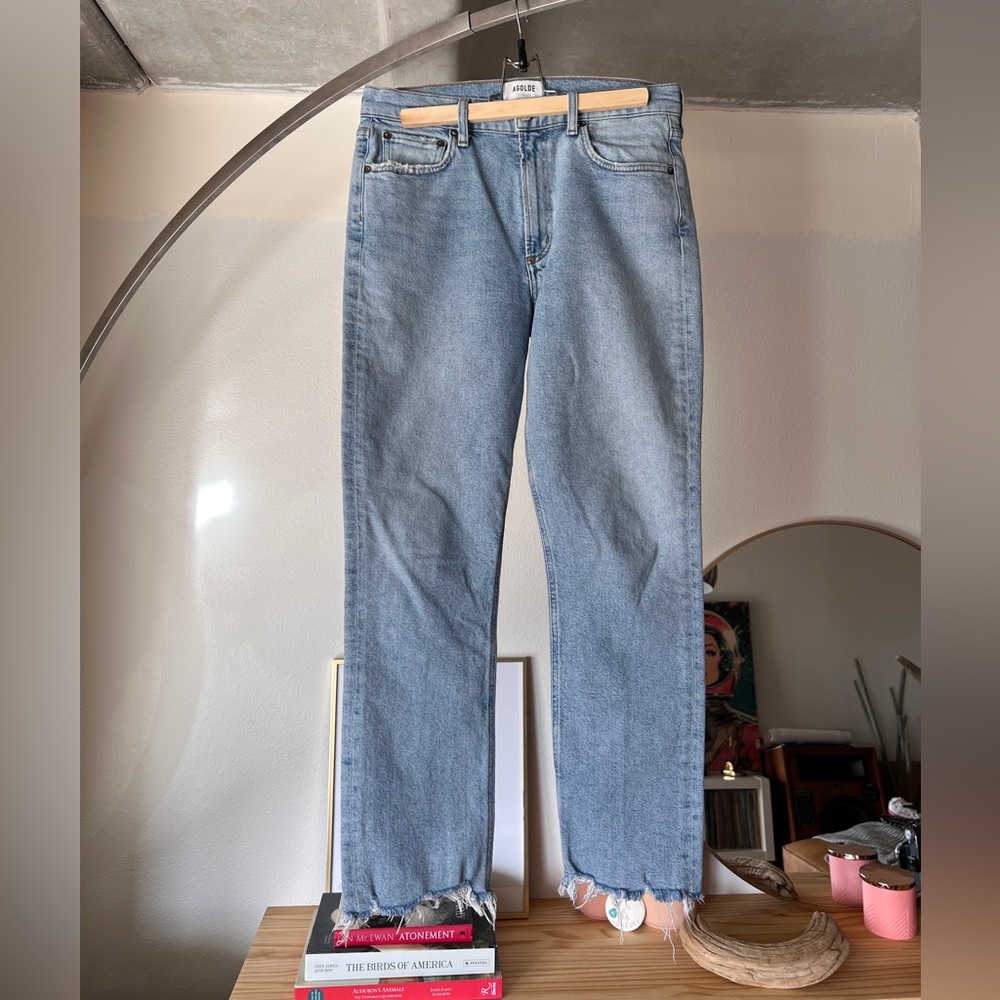 Agolde Denim Merrel Jeans - Sz 28 x 27" Inseam Light Wash